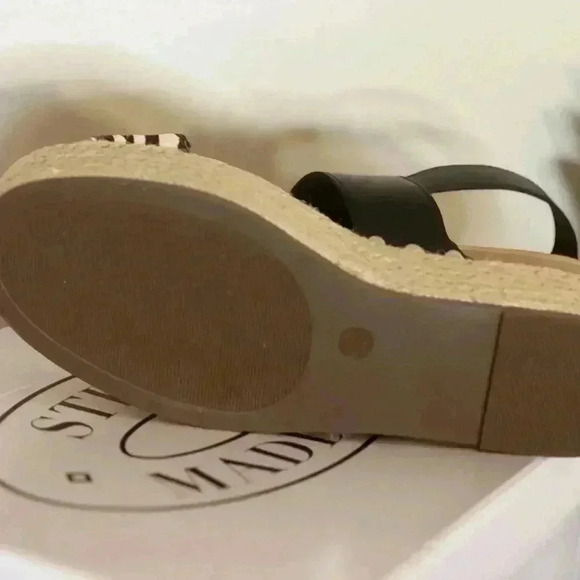 STEVE MADDEN FIFER ZEBRA ESPADRILLE NIB SZ 7.5M - Picture 8 of 11